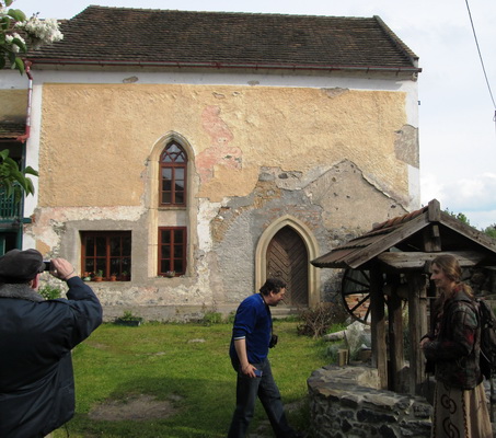 Obytný dům vytvořený ze zrušeného špitálního kostela ve Švihově.