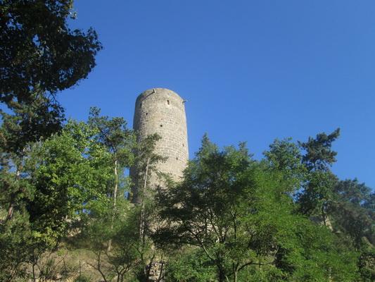Bergfrit hradu Žebrák.
